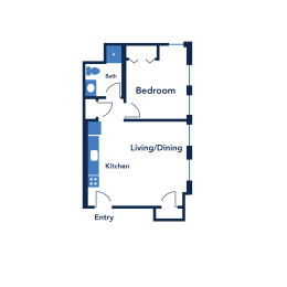  Floor Plan Unit 106