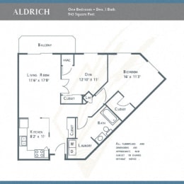 Floor Plan  the plan of the apartment has bedrooms and a living room