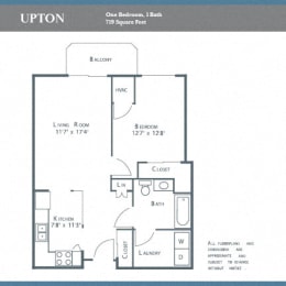 Floor Plan  this is a typical floor plan of our apartments