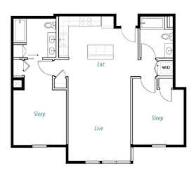  Floor Plan A1- 2A
