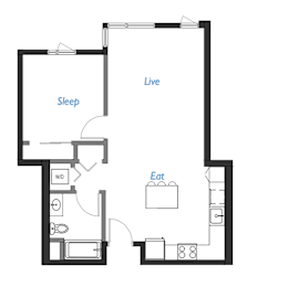  Floor Plan A2- 1B