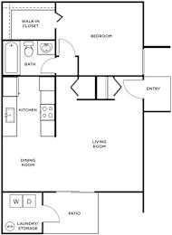  Floor Plan One Bedroom Casita