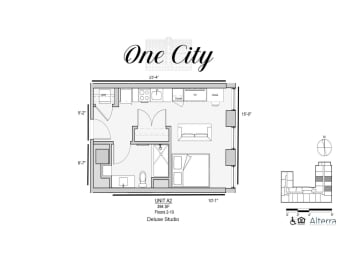 One City A2 Floor Plan