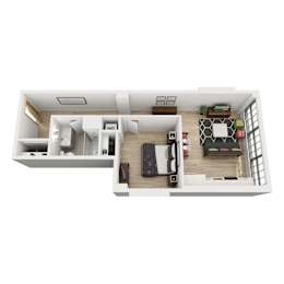B1 Floor Plan at 1600 Callowhill, Philadelphia