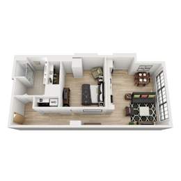 B9a Floor Plan at 1600 Callowhill, Pennsylvania