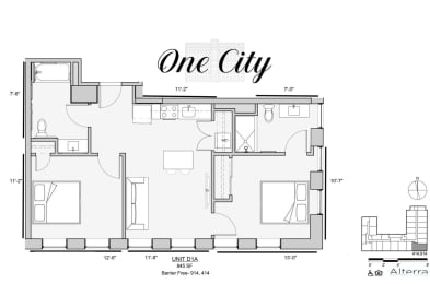  Floor Plan Residence - D1.A