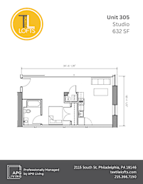  Floor Plan Studio - Unit 305