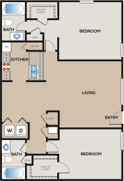  Floor Plan 2B