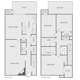  Floor Plan 3A Townhome