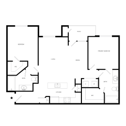Two Bed Two Bath at Stone Creek at Old Farm Apartments, Houston