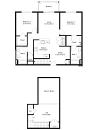  Floor Plan B1 Loft