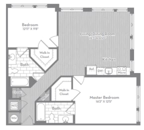 Two Bedroom Two Bathroom