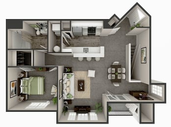 Randall Village Apartments- Crystal Lake, IL - One Bedroom