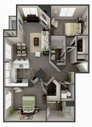 Randall Village Apartments- Crystal Lake, IL - Two Bedroom