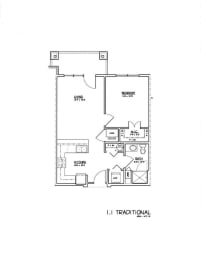 a floor plan of a house