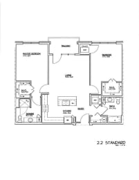 a floor plan of a home
