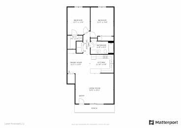 Emerald Park 2 Bed, 1 Bath Lower