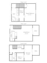 A diagram shows the layout with labeled rooms and dimensions.