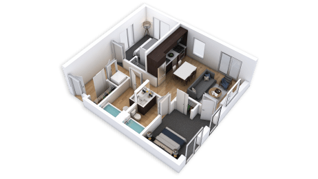  Floor Plan 2B