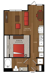 Ella Apartments A14 Floor Plan