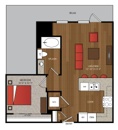 Ella Apartments A16 Floor Plan
