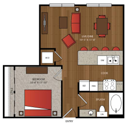 Ella Apartments A3 Floor Plan
