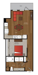 Ella Apartments A4.6 Floor Plan