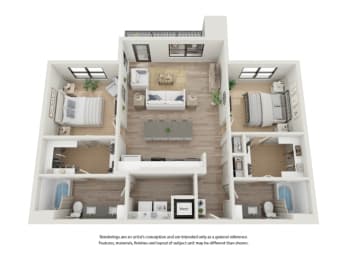 a floor plan of a 1 bedroom with a bathroom and a living room