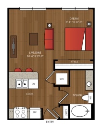 Ella Apartments S1 Floor Plan