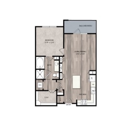 The Edison at Frisco Apartments A4 Floor Plan