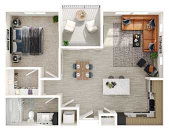 A series of images showing different rooms of a house.
