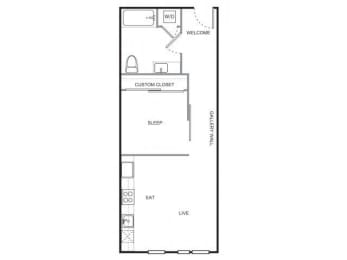 4730 California Apartments Alki Floor Plan