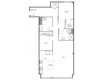 4730 California Apartments Juneau Floor Plan