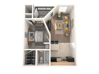1 bed 1 bath at Polo Clubs Apartments, Austin