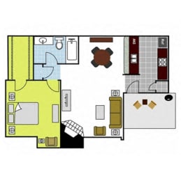 A1 Floor Plan at Vesper, Texas, 75254
