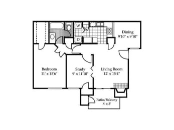 at Bristol Apartment Living, Dallas, TX