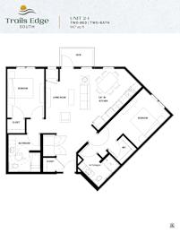  Floor Plan Unit Type 2-1