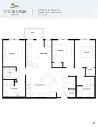  Floor Plan Unit Type 3-2