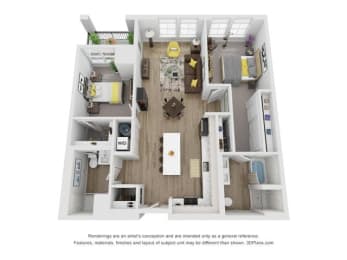Floor Plan  bedroom floor plan  the residences at