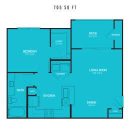 Floor Plan  A2-Blue Jay