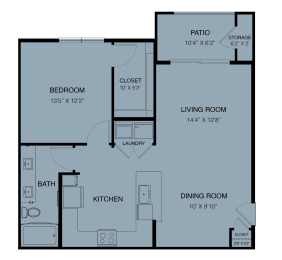Floor Plan  A3 Floor Plan at Three Hills, Austin, TX 78747