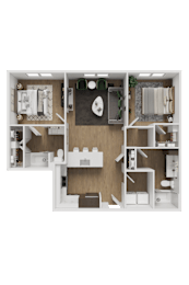 2 bed 2 bath R at ThreeTwenty at the Vybe Apartments, Kyle, TX