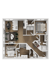2 bed 2 bath S at ThreeTwenty at the Vybe Apartments, Texas, 78640