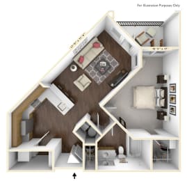 A1 With Dimensions at Avant & Avant II, Carmel, IN, 46032