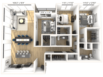 CC2 Floor Plan  at Avant & Avant II, Carmel, 46032