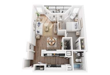 3D floor plan the paces