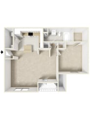 Wesley Kensington Apartments | Wyndsor Floorplan
