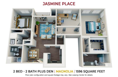  Floor Plan Magnolia (Plus Den)