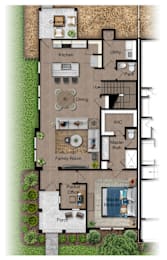 a floor plan of a house that has a bedroom and a living room at Mihir Taylor, Taylor