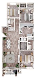 3 bed 2 bath at Missions at Chino Hills Apartments, Chino Hills, CA, 91709